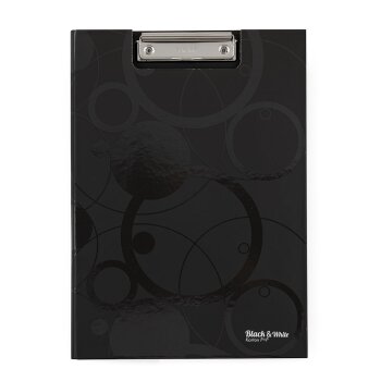 oxybag Klemmbrettmappe DIN A4 BLACK AND WHITE schwarz