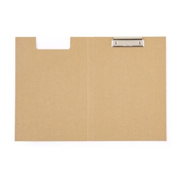 oxybag dvojdoska / podložka na písanie s klipom, zatváracia, A4 - KRAFT nature