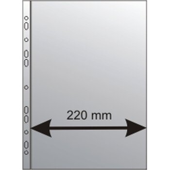 KARTON P+P Klarsichthülle A4+ PP 150µm, 25...