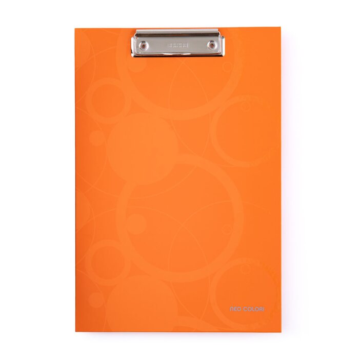 oxybag Doska / podložka na písanie s klipom, DIN A4, lamino - NEO COLORI - oranžová