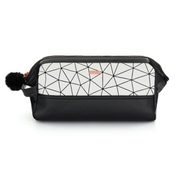 OxyLady Kosmetiktasche HOLIDAY Black & White