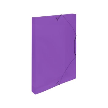 oxybag Heftbox mit Gummizug PP DIN A4 LINES lila