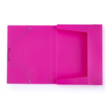oxybag box na zošity s gumičkou PP A4 nepriehľadný magenta