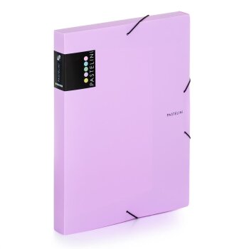 oxybag PP krabica s gumickou DIN A4 PASTELINI purple