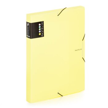 oxybag PP krabica s gumickou DIN A4 PASTELINI yellow