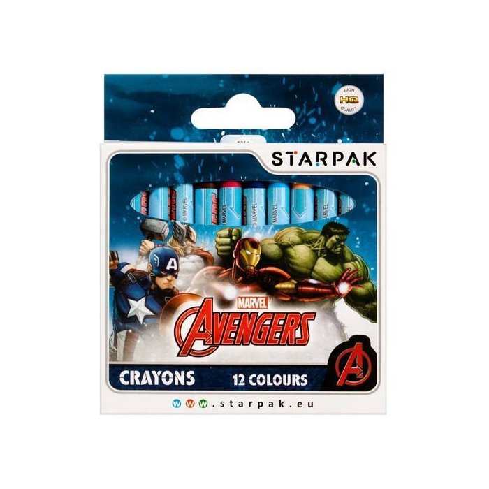 STARPAK 12 voskoviek - "Marvel Avengers"
