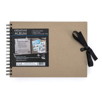 oxybag Kreativalbum 29 x 21,5 cm 25 Blatt 250g braun