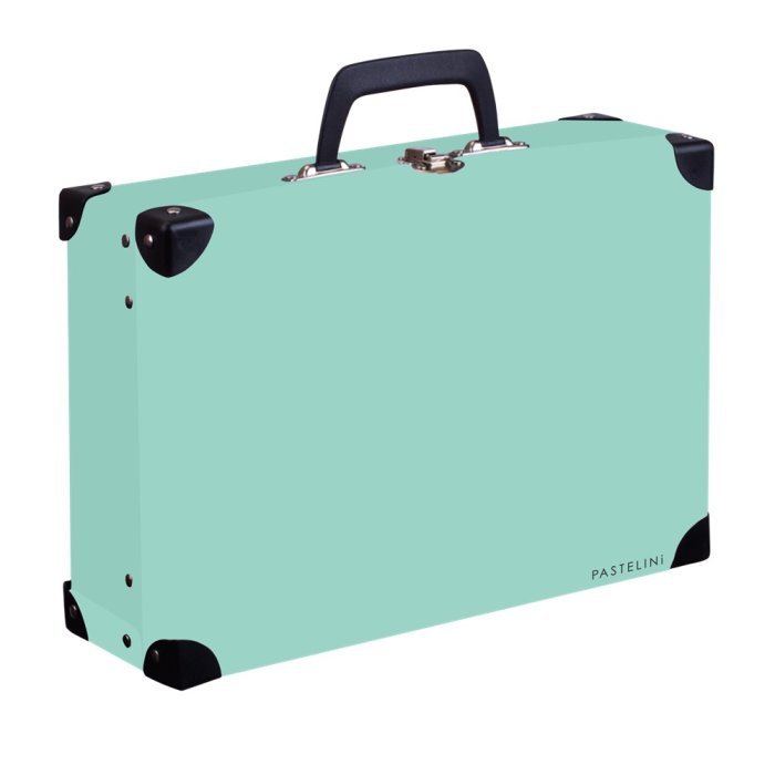oxybag Detský lamino kufrík PASTELINI green
