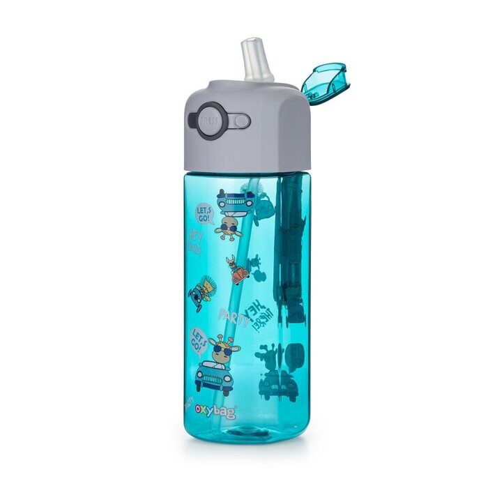 oxybag Flaša na pitie 450 ml OXY SMILE Animal