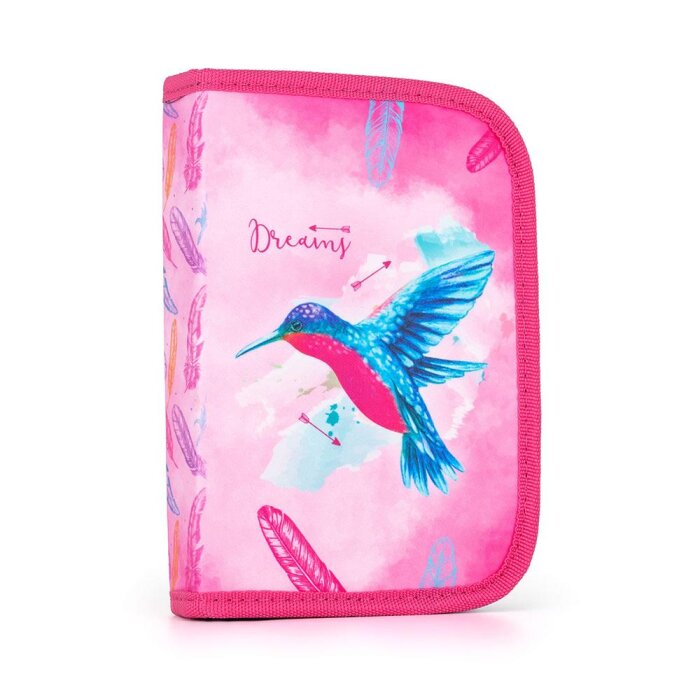 oxybag Školský peracník Single Colibri Dreams ružový
