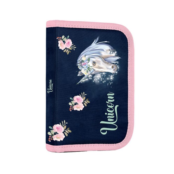 oxybag Školský peracník Single Unicorn Flower