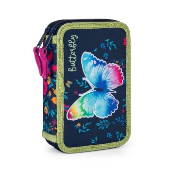oxybag Federpenal Double Butterfly Rainbow