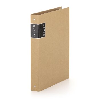 oxybag Ringbuch 4-Ring DIN A4 KRAFT nature