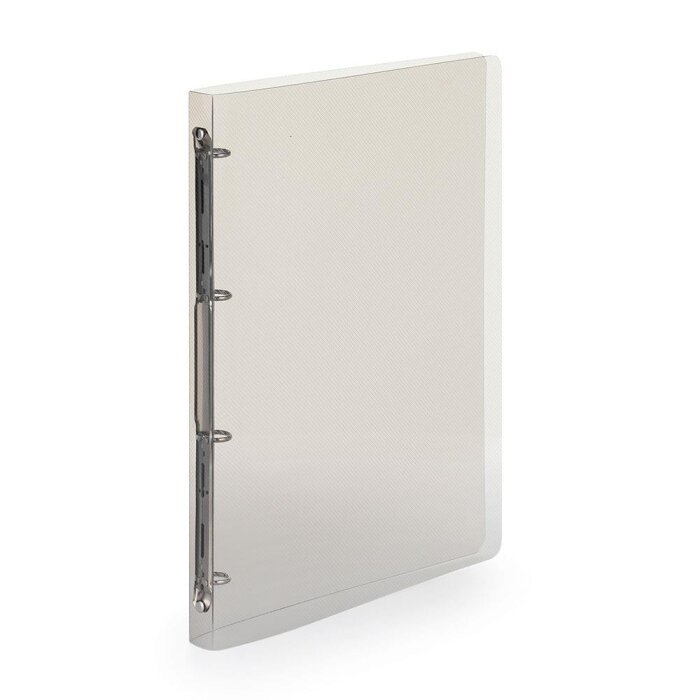 oxybag Ringbuch 4-Ring DIN A4 PP LINES rauchtransparent