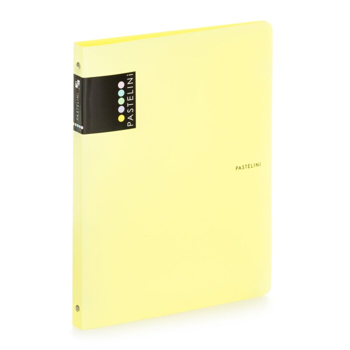 oxybag Ringbuch 4-Ring DIN A4 PP PASTELINI yellow
