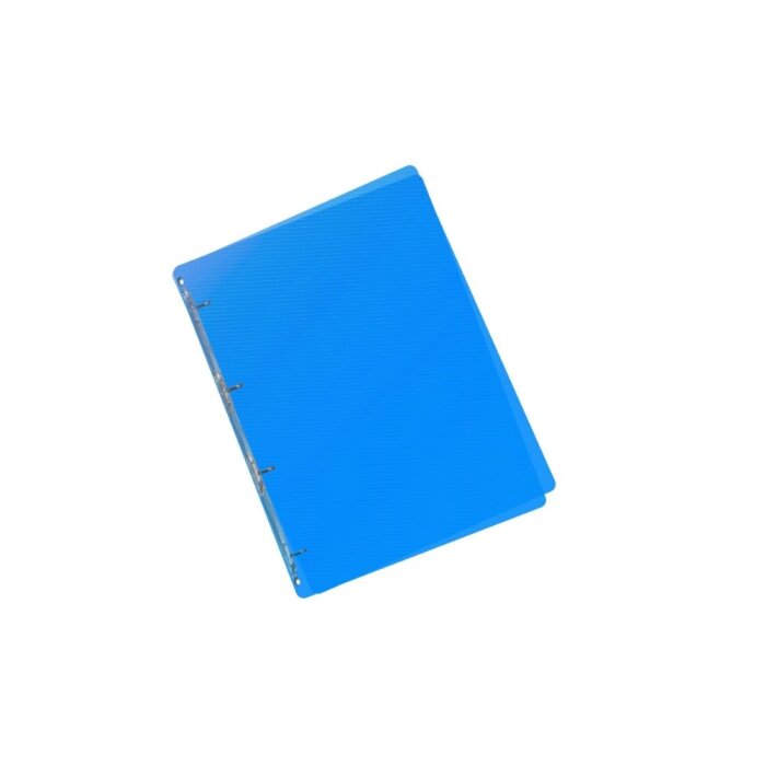 oxybag Ringbuch 4-Ring DIN A5 PP LINES blau