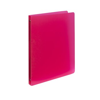 oxybag Ringbuch 4-Ring DIN A5 PP OPALINE rot