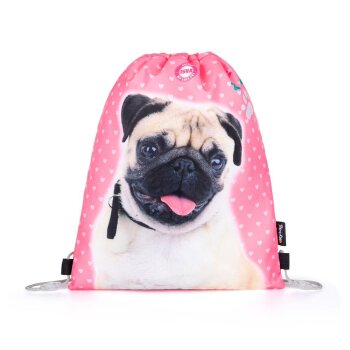 oxybag Vrecko na prezuvky Dog Pink