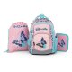 oxybag Schulrucksackset 3-teilig OXY GO Butterfly Pink
