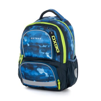 oxybag Schulrucksack OXY NEXT Camo Blue
