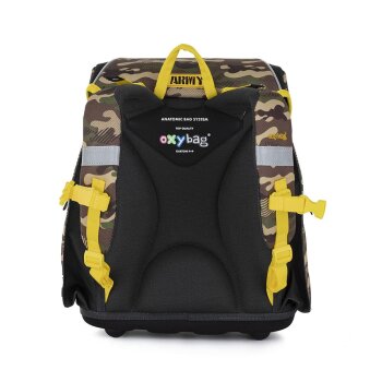 oxybag Školská taška set 3-dielny PREMIUM LIGHT Helikoptéra