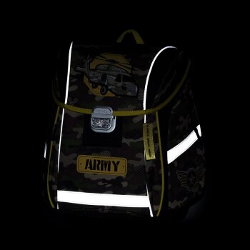 oxybag Školská taška set 3-dielny PREMIUM LIGHT Helikoptéra