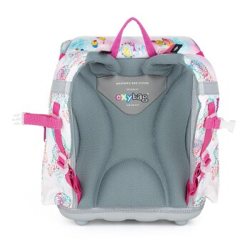 oxybag Školská taška set 3-dielny PREMIUM LIGHT Horse Feathers