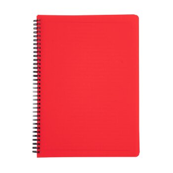 oxybag Collegeblock A4 PP liniert 60 Blatt CLASSIC rot