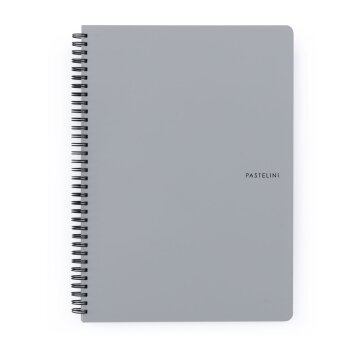oxybag Collegeblock A4 PP liniert 60 Blatt PASTELINI grey