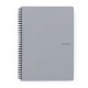oxybag Collegeblock A4 PP liniert 60 Blatt PASTELINI grey
