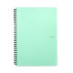 oxybag Collegeblock A4 PP liniert 60 Blatt PASTELINI green
