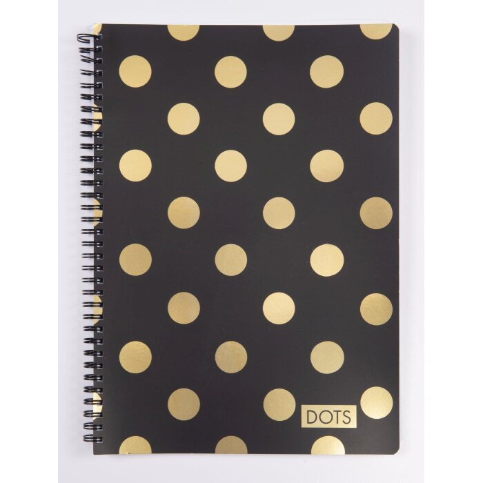 oxybag Collegeblock A4 liniert 70 Blatt SOFT Dots Gold