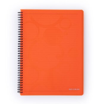 oxybag Collegeblock A5 PP liniert 60 Blatt NEO COLORI orange