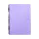 oxybag Krúžkový blok A5 PP linajkovaný 60 listov PASTELINI purple