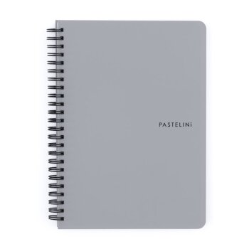 oxybag Collegeblock A5 PP liniert 60 Blatt PASTELINI grau