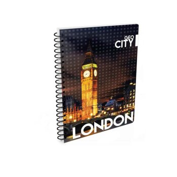 oxybag Collegeblock A6 liniert 80 Blatt GEO CITY London