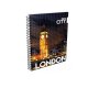 oxybag Collegeblock A6 liniert 80 Blatt GEO CITY London
