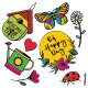 Marabu Window Color Set "Garden", 10 x 25 ml