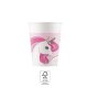 Party Pappbecher 200 ml 8 Stück Unicorn Rainbow