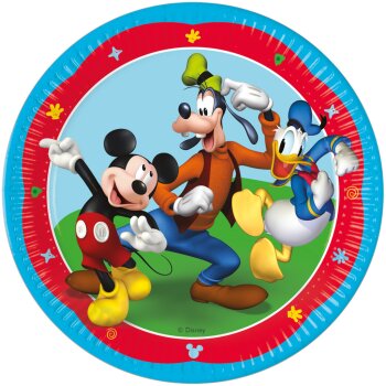 Party Pappteller 23 cm 8 Stück "Mickey...