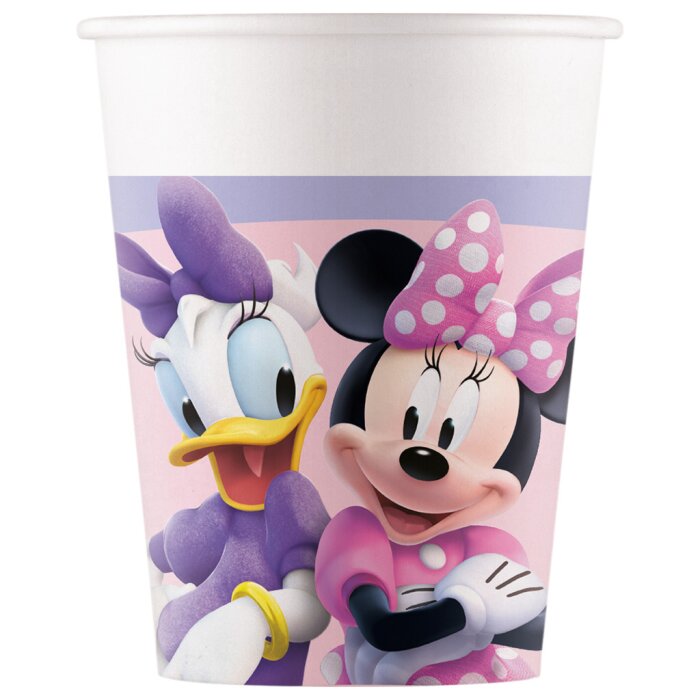 Party Pappbecher 200 ml 8 Stück Minnie Mouse Junior