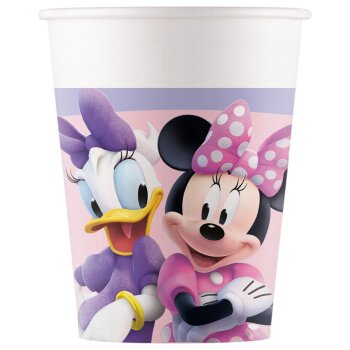 Party Pappbecher 200 ml 8 Stück Minnie Mouse Junior
