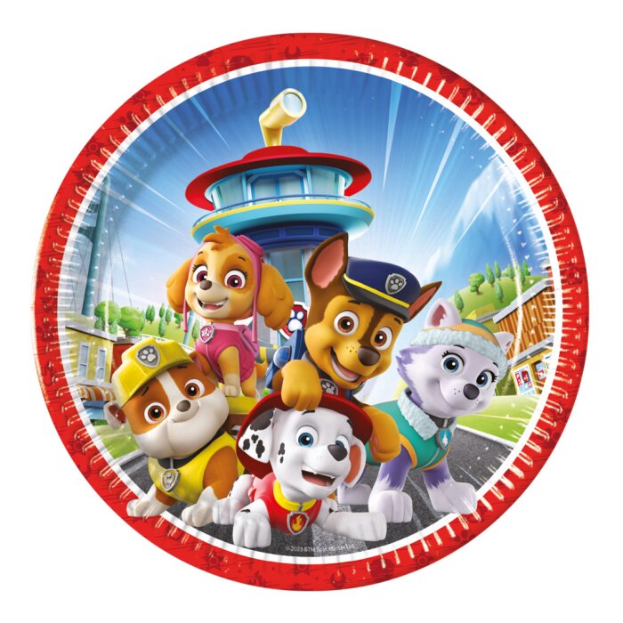 Javoli párty papierový tanier 23 cm - 8 kusov - Paw Patrol