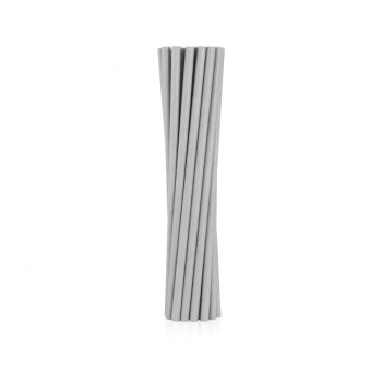 ECO Papierstrohhalme 12er Set grau
