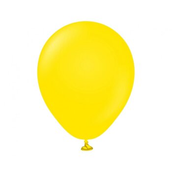 Ballon 12,5 cm 20 Stück - pastellgelb