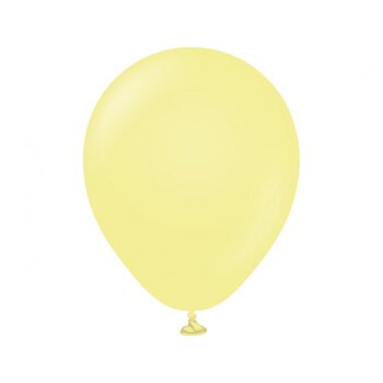 Ballon 12,5 cm 20 Stück - vanilla