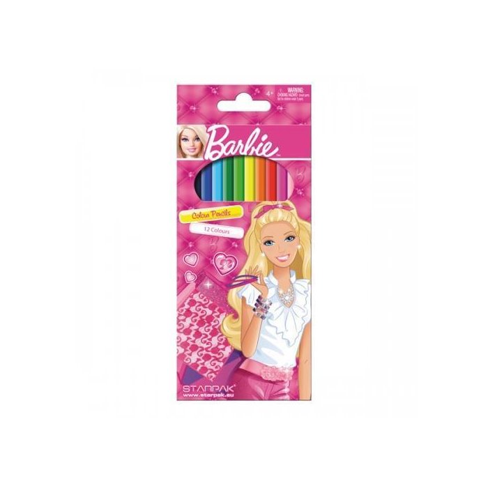 STARPAK 12 farbičiek - "Barbie"