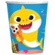 Baby Shark Pappbecher (8 Stücke) 250 ml