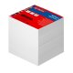 herlitz poznámkový blok - kocka - 90 x 90 mm - 80 g/m2 - biely