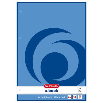herlitz poznámkový blok x.book DIN A4, 50...